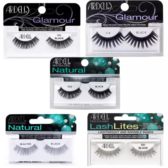 Ardell 100% Human Hair False Eyelashes Fashion/Natural & Demi Lashes Brand New 3