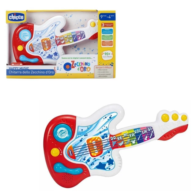 gioco giocattolo CHICCO chitarra dello zecchino d'oro per bambini infanzia
