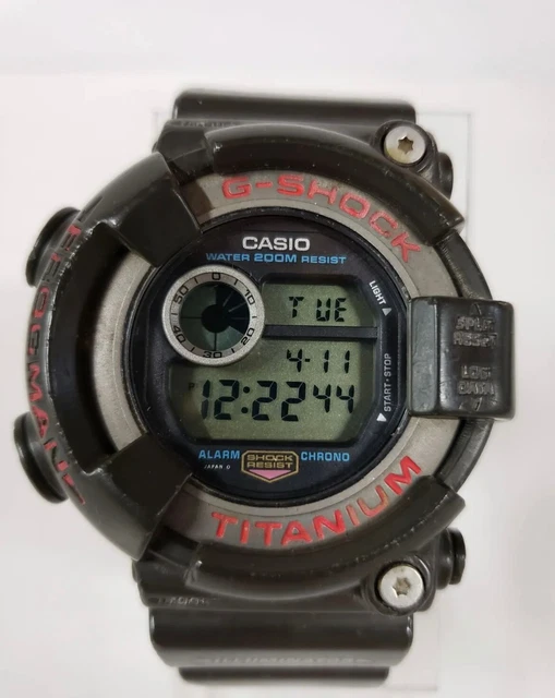 CASIO G-SHOCK DW-8200 DW-8200-1A FROGMAN Black Quartz 
