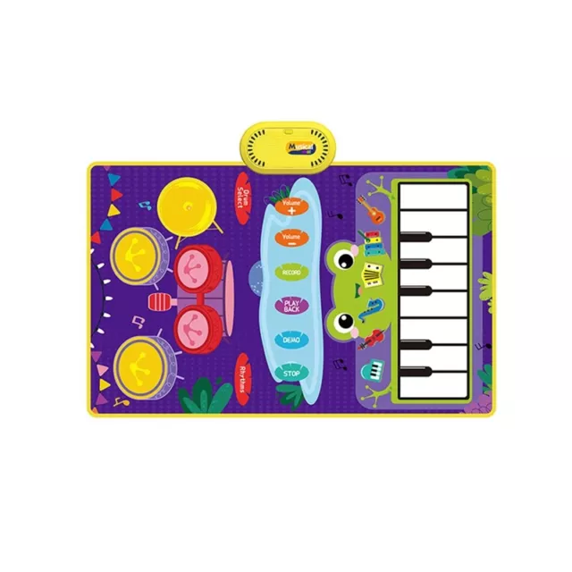Lobyoh Tapis Piano Enfant avec 8 Animaux, Tapis de Danse, Tapis de Jeu  Musique