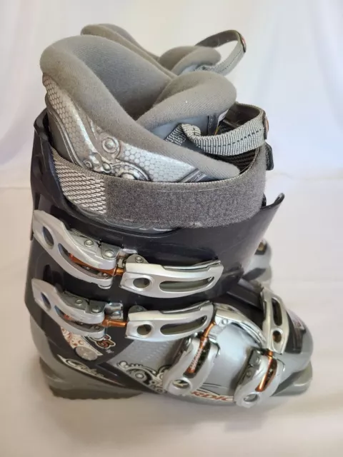 Womens Nordica Cruise 55W Ski Boots Silver / Gray Mondo Size 225-235 275mm