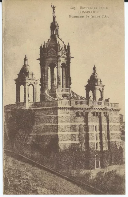 Cpa- 76 - Approx. de Rouen - Bonsecour - Monument Jeanne Arc