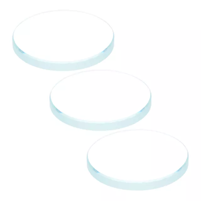 3pcs AR-coating Watch Lens 35mmx2.8mm Round Flat Mineral Watch Crystal Glass
