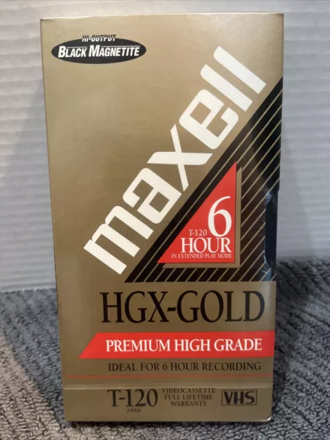 VHS Maxwell High Grade T-120 6 horas