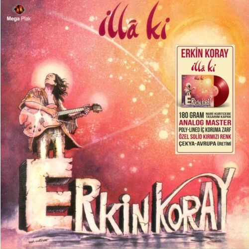 Erkin Koray – İllâ Ki (2021) LP (Vinyl Record) Turkish Music "New" "Red Vinyl"
