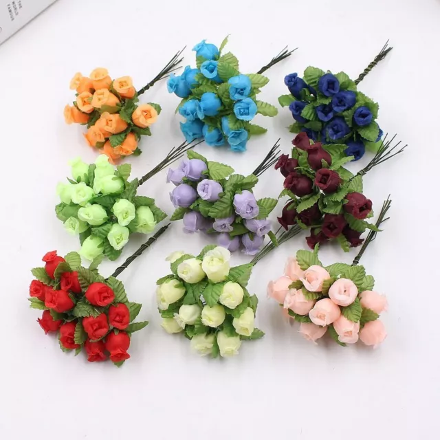 Artificial Rose 12-Heads Stems Artificial Flowers Flowers Combo Fake Flower