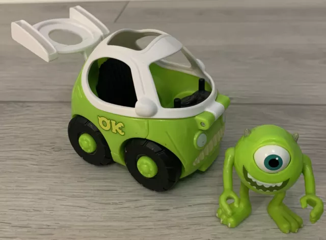 Fisher Price Imaginext Disney Pixar Monsters University Inc Mike Car Green RARE