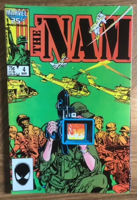 THE NAM Marvel Comics lot of 6 - #4 to #9 January 1987