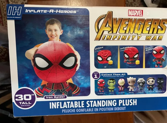 Marvel Avengers Infinity War Spider Man Iron Spider 30" Inflate-A-Hero Serie 1