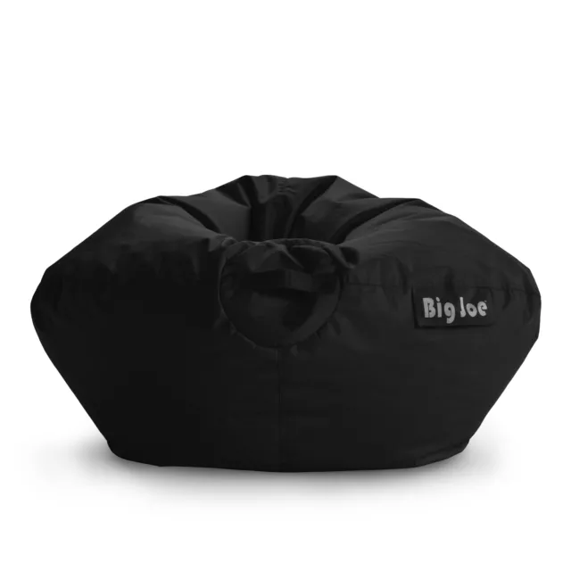 Big Joe Joey Bean Bag Chair, Plush, Kids/Teens, 2.5ft, Gray 