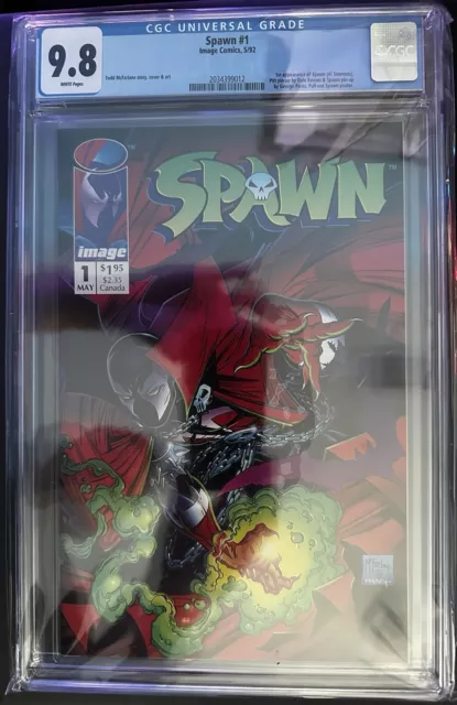 Spawn #1 Image Comics 1992 Todd McFarlane CGC 9.8 WHITE Pages