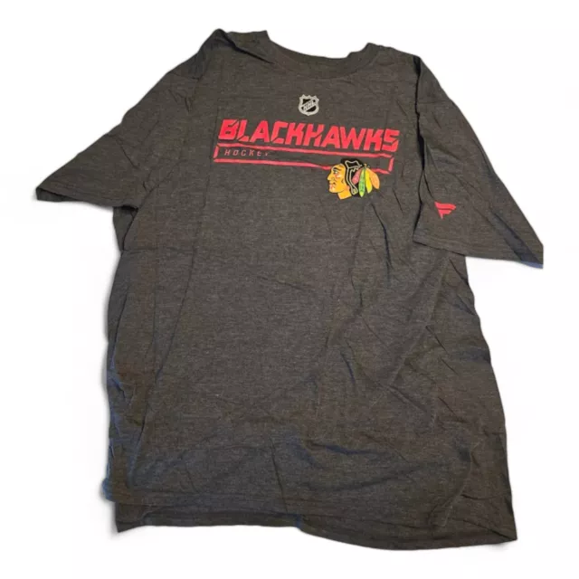 NHL Authentic Pro Fanatics Chicago Blackhawks Logo T-Shirt 2XL