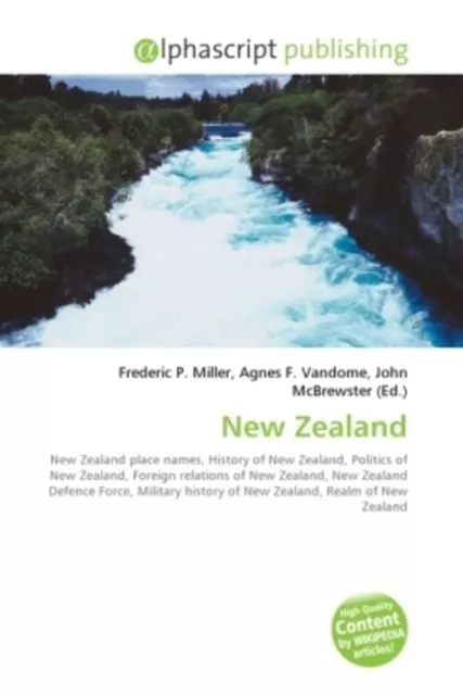 New Zealand Frederic P. Miller (u. a.) Taschenbuch Englisch EAN 9786130284152