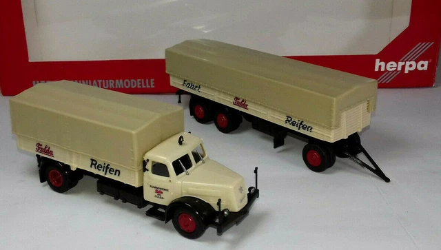 Ertl 4517 Peterbilt 1948 Con Rimorchio Furgone Scala 1:87 - Nuovo In Scatola