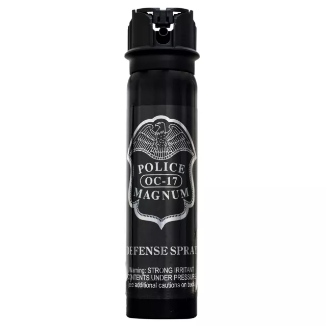 Police Magnum pepper spray 5 oz ounce Flip Top FOGGER Safety Defense Security