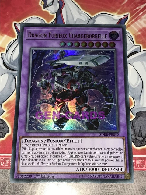 Carte à L’unité Dragon Furieux Chargeborrelle – Ultra Rare, Version Française – SDRR-FR042