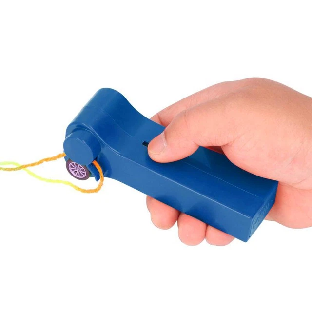 BLUE ROPE PROPELLER String Launcher Handheld Controller for Kids ...