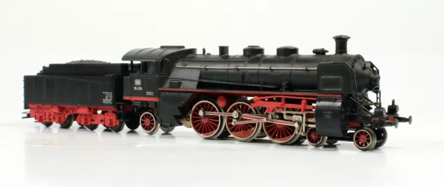 "Locomotora de vapor digital de tren rápido H0 Märklin 3093 BR 18.4 DB época III ""AC""