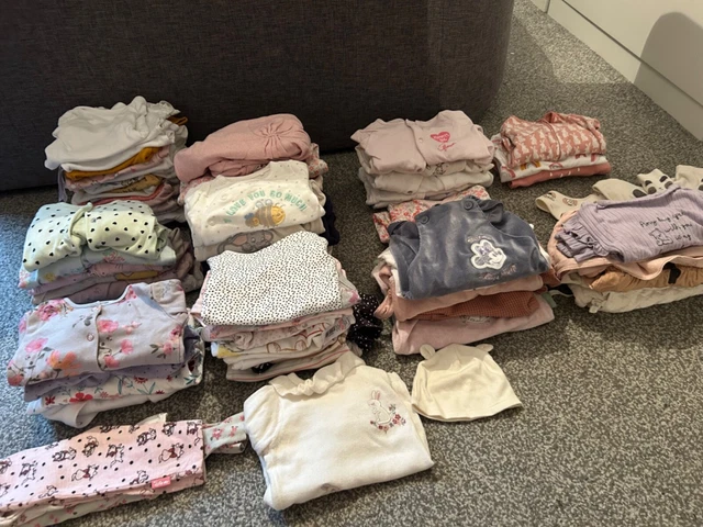 tiny baby-newborn baby girl bundle clothes