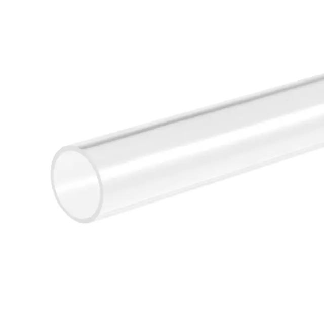 Acrylic Pipe Rigid Round Tube Clear 26mm(1") ID 30mm(1 3/16") OD 305mm(12")