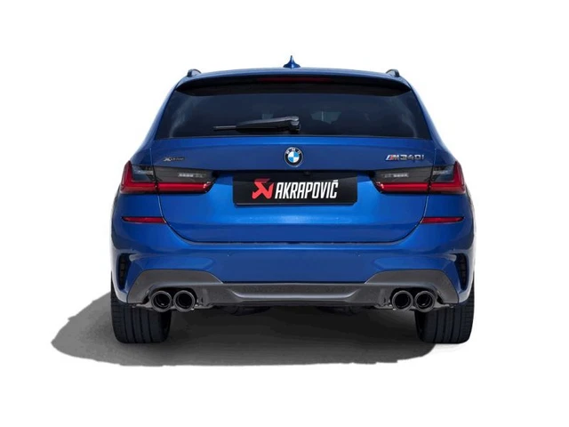 Akrapovic 20-22 BMW M340i (G20, G21) Slip-On Line (Titanium) (Requires BMW Part