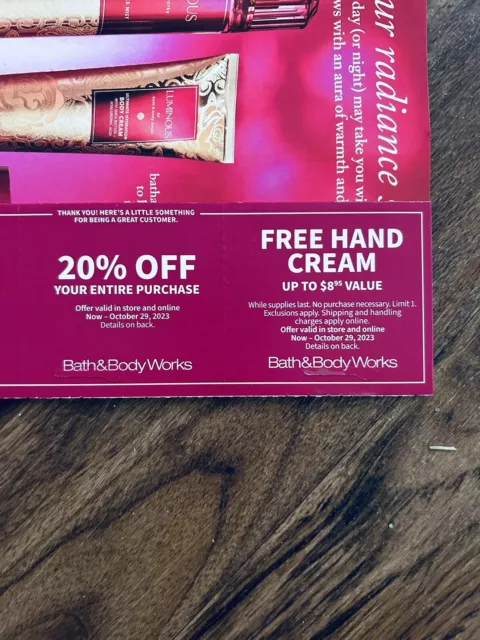 Bath And Body Works Coupons