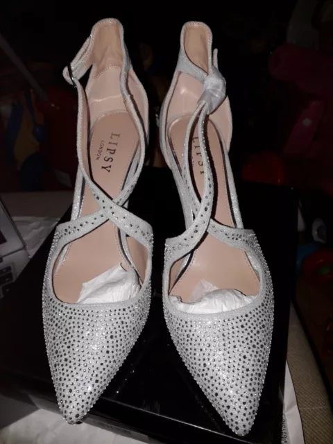 Lipsy discount diamante heels