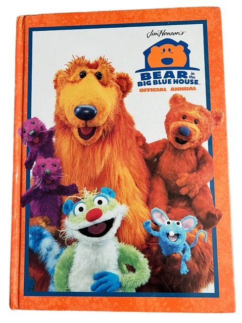 BEAR IN THE Big Blue House Vintage Annual Hardback Book Y2K Jim Henson ...