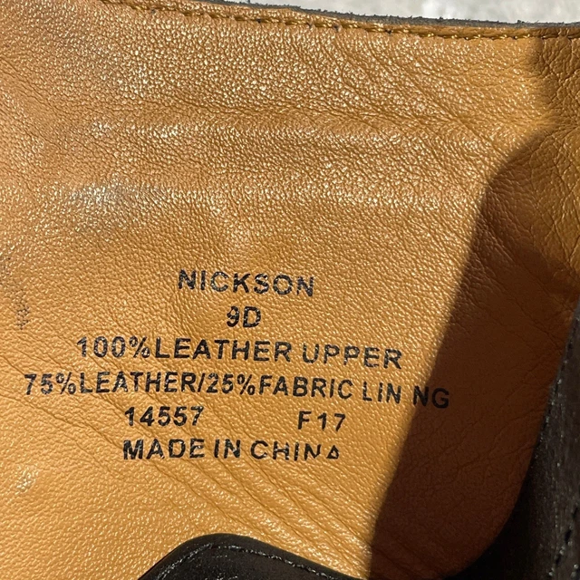 POLO RALPH LAUREN Brogue Chukka Boots Nickson Mens 9 Black Leather ...