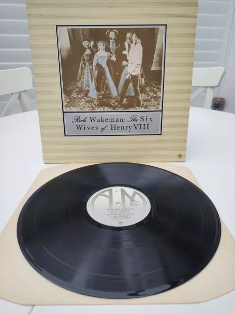 Rick Wakeman: The Six Wives of Henry VIII - A&M UK A4/B3 Vinyl Schallplatte LP Ex Ex