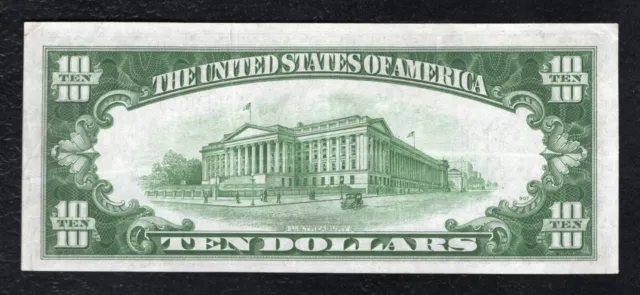 Fr. 2309 1934-A $10 Ten Dollars “North Africa” Silver Certificate Extremely Fine 2