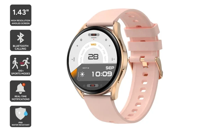 Kogan pulse+ body temperature thermometer smartwatch 2025