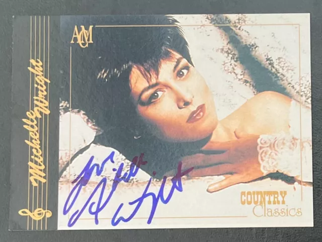 Michelle Wright Auto Country Classics Music Star Signed Card