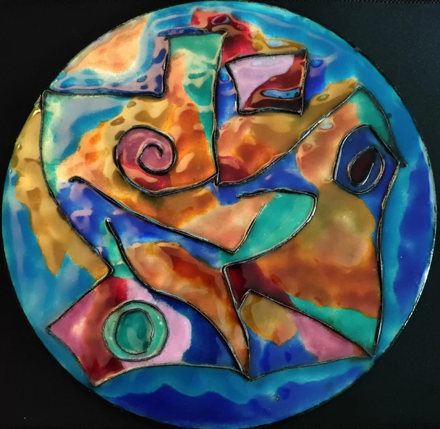 Antique Window Panel Art Deco Stained Glass