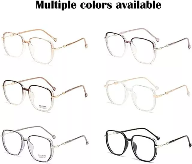 Women's Portable Fashion Anti-Blue Light Reading Glasses Square Ultralight