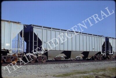 Original train slide NAHX covered hopper 488238, 1986
