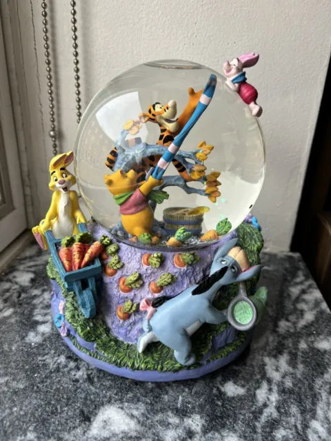 Disney’s Winnie The Pooh Blustery Day Snow Globe | Mint | Working