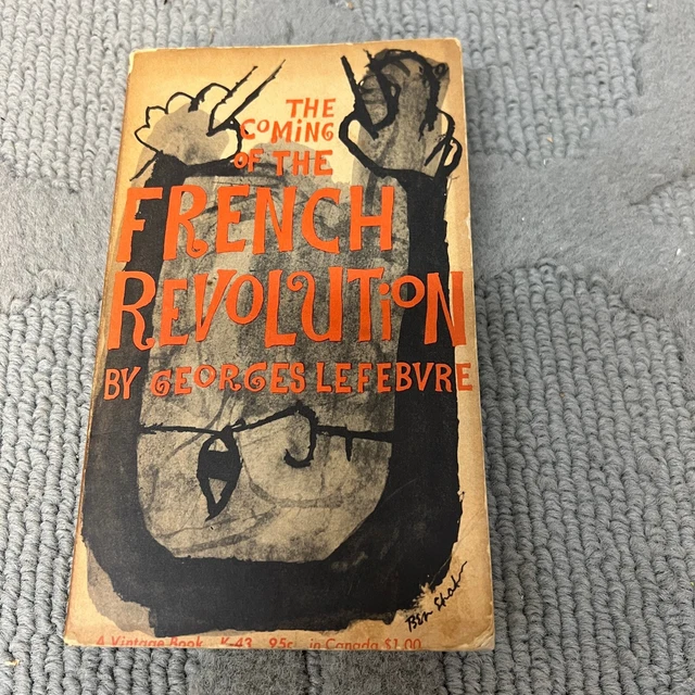 THE COMING OF The French Revolution History Paperback Book by