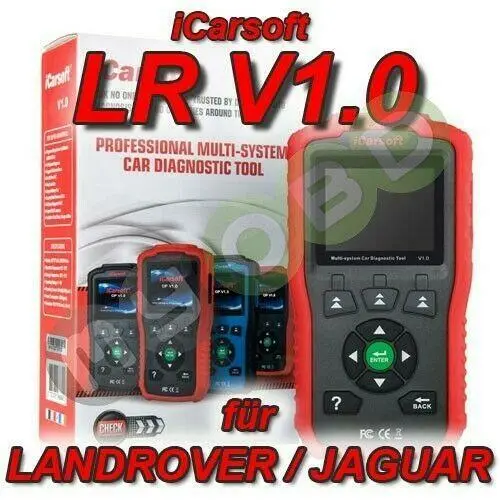 Dispositivo diagnostico professionale iCarsoft LR v1 per LandRover Jaguar OBD 2 servizio olio ABS e molto altro