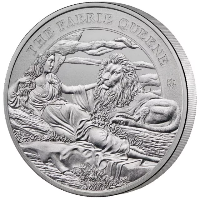 SAINTE HELENE 1 Pound Argent 1 Once Reine des Fées Una et le Lion  2024