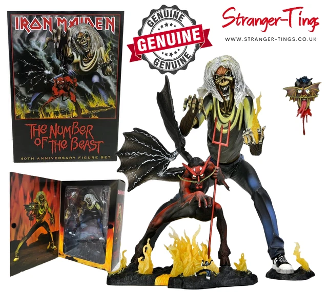 Iron Maiden Stranger Number Of The Beast - T-Shirt Uomo, Nero, 4XL, 100% Cotone, Vestibilità Regular, Merch Ufficiale