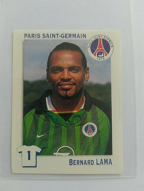 Panini carte Bernard Lama PSG 1995 Paris Saint Germain football