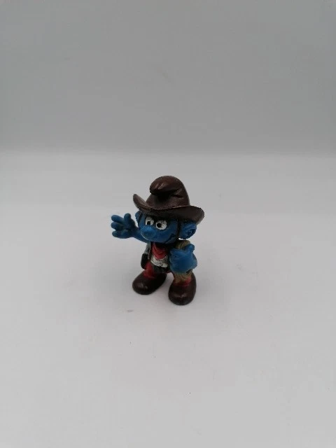 Schtroumpf bricoleur blessé 1978 Peyo Schleich W.Germany