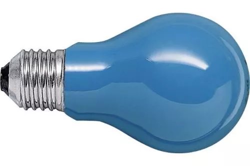 Lampadine a incandescenza E27 40W BLU 230V 60x105mm normale Formina