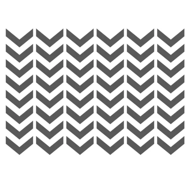Chevron Pochoirs Modèle -à petite échelle- pour l’artisanat de meubles DIY...