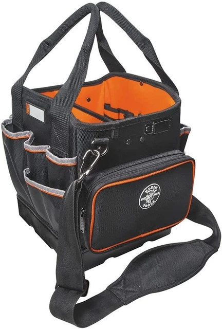 Klein Tools 5541610-14 Tool Bag with Shoulder Strap 40 Pockets Tool Storage