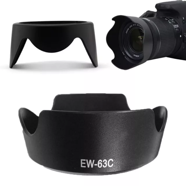 EW-63C 58mm Lens Hood for Canon EF-S 18-55mm f/3.5-5.6 IS STM