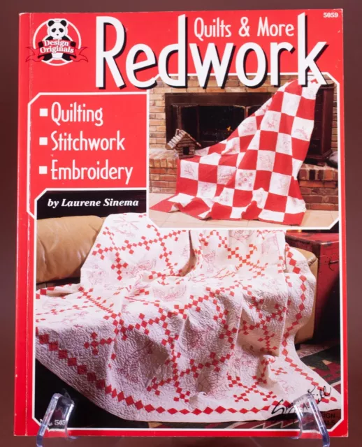 Redwork Quilts & More PB Book Laurene Sinema 1999