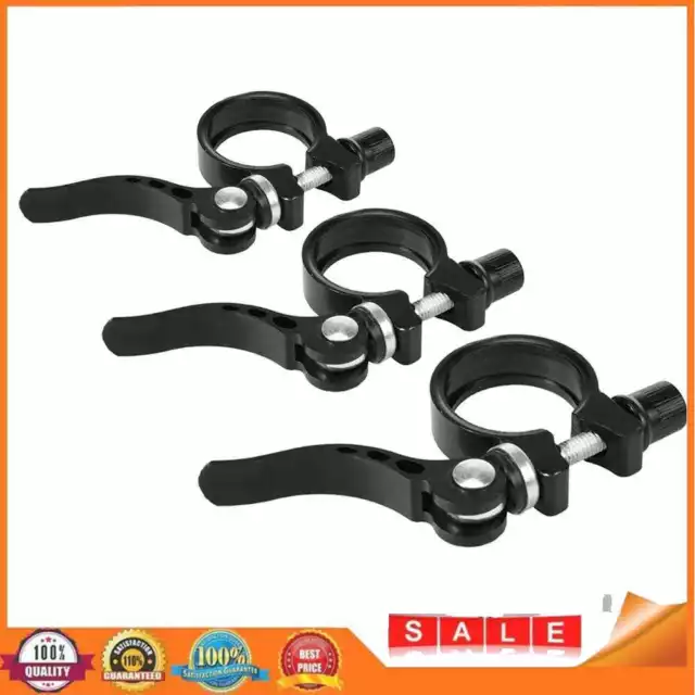 Quick Release Aluminum Alloy Bicycle Seat Post Clamp Mountain Bike Parts DE