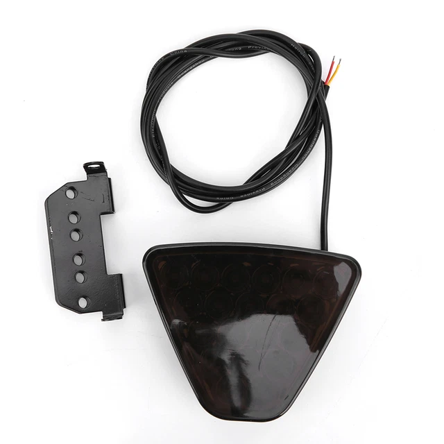 Black 12V Auto Tail Light 20 LEDs Brake Reverse Warning Lamp Flash Strobe For Mo